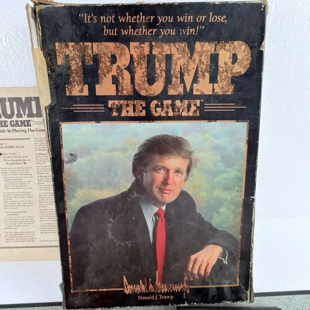 Milton Bradley vintage trump